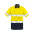 House of Uniforms The Mike Shirt | Adults | Short & Long Sleeve Syzmik Yellow/Navy