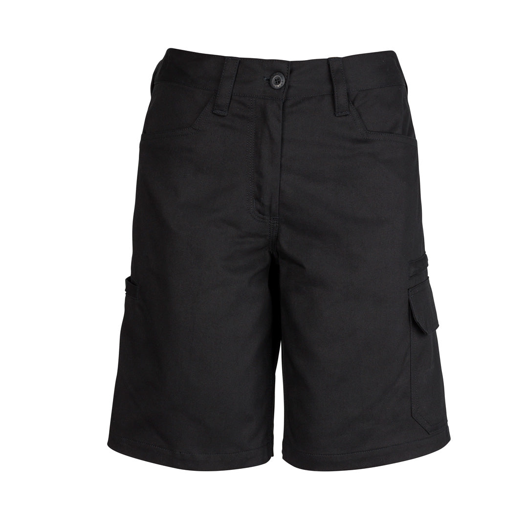 House of Uniforms The Jane Short | Ladies Syzmik Black
