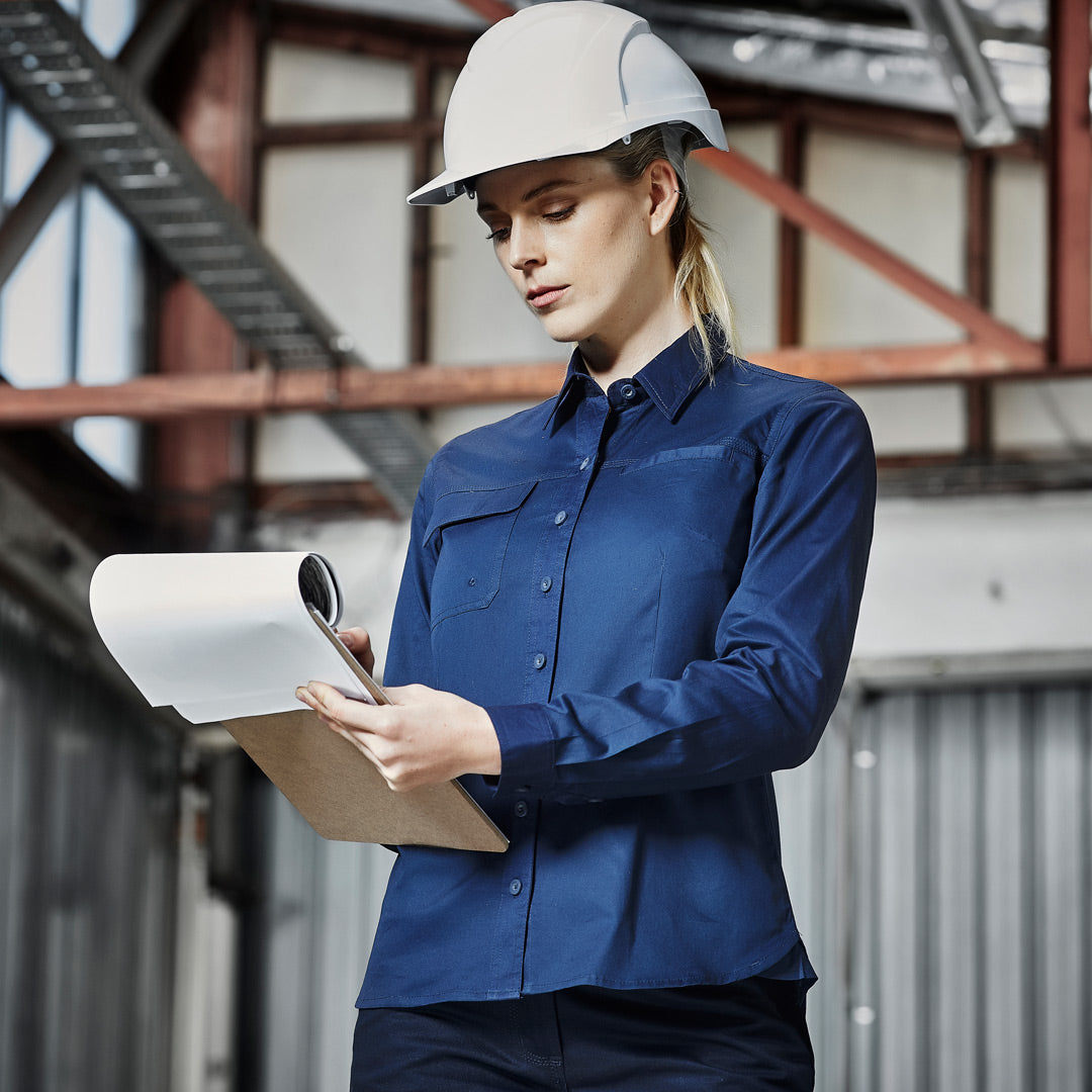 House of Uniforms The Jen Shirt | Ladies | Short and Long Sleeve Syzmik