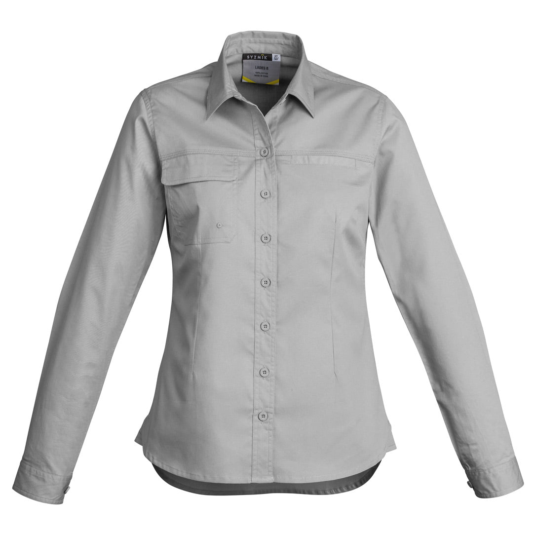 House of Uniforms The Jen Shirt | Ladies | Short and Long Sleeve Syzmik Grey