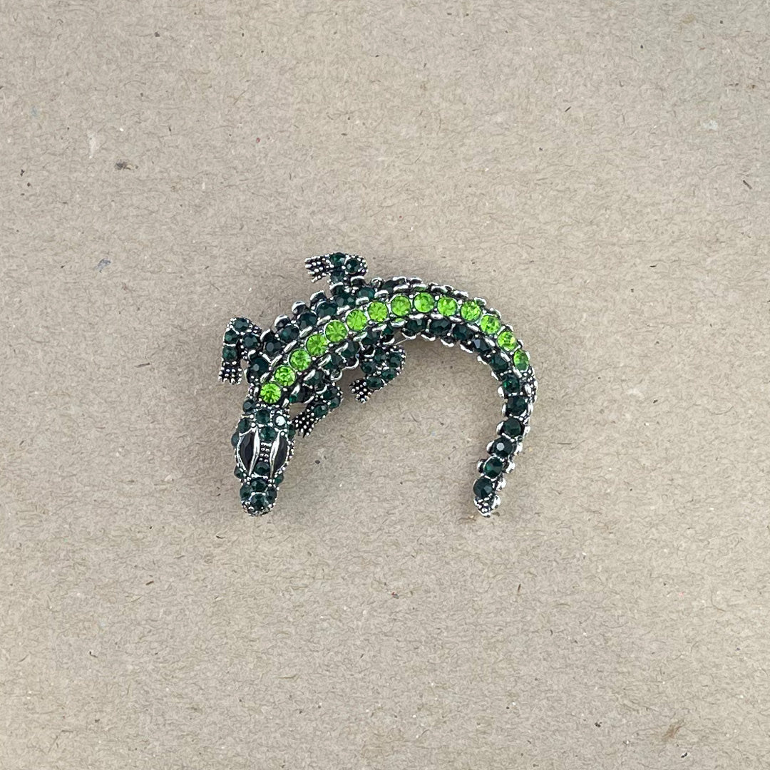 House of Uniforms Alligator Ally | Brooch House of Uniforms Silver
