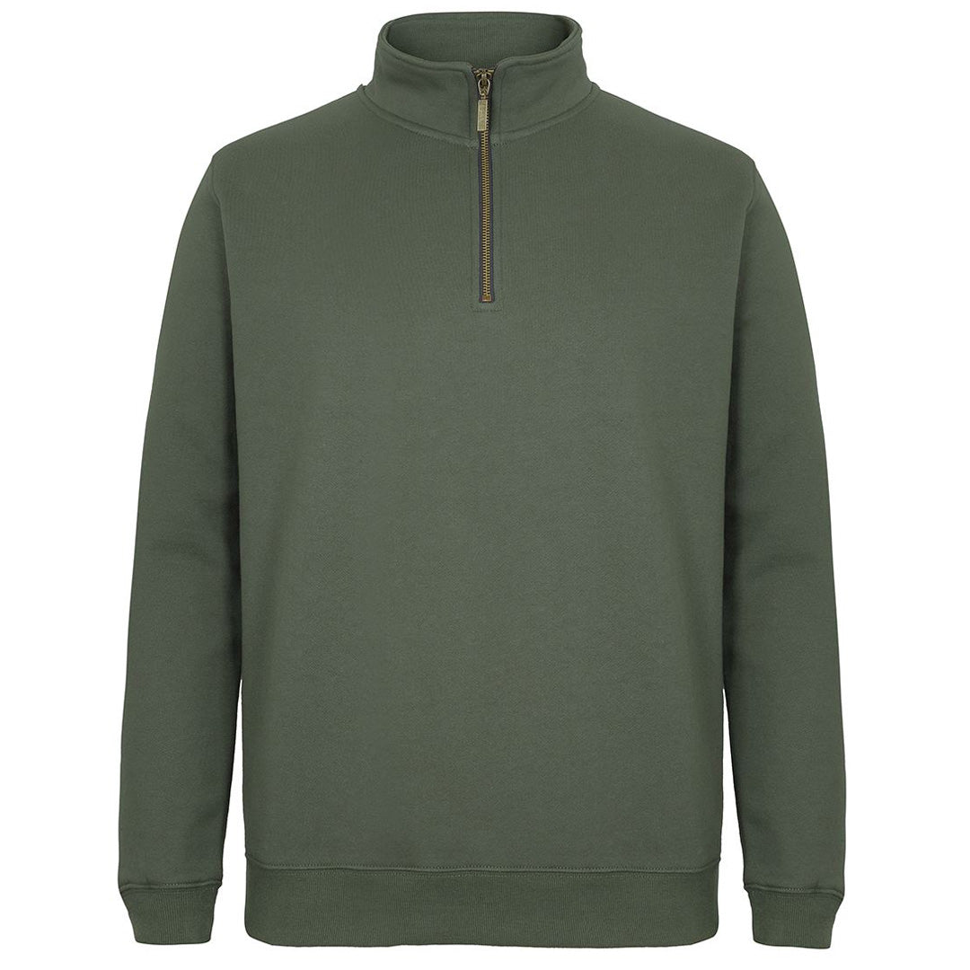 House of Uniforms The Brass Zip Jumper | Adults Jbs Wear Army