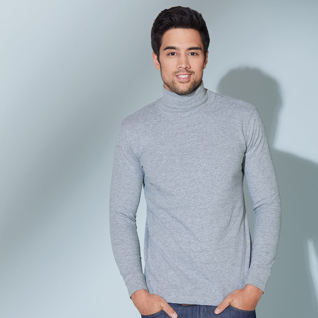 House of Uniforms The Roll Neck Tee | Mens James & Nicholson 