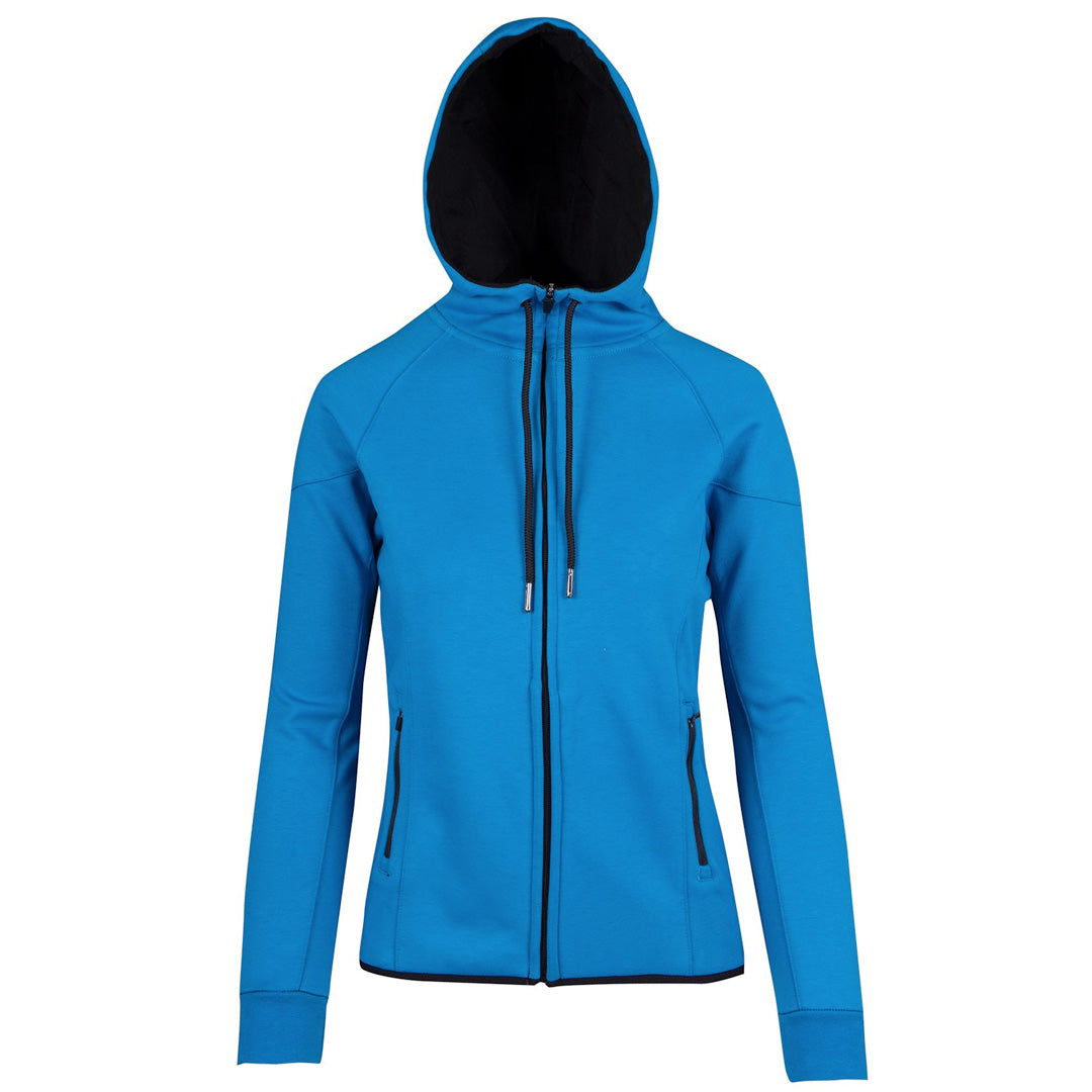 House of Uniforms The Bonded Fleece Hoodie | Ladies Ramo Azure