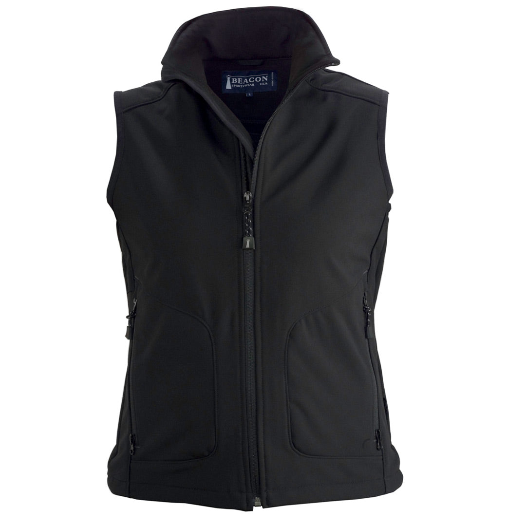 House of Uniforms The Morgan Vest | Ladies James Harvest Black