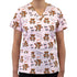 House of Uniforms The V Neck Printed Scrub Top | Ladies Maevn