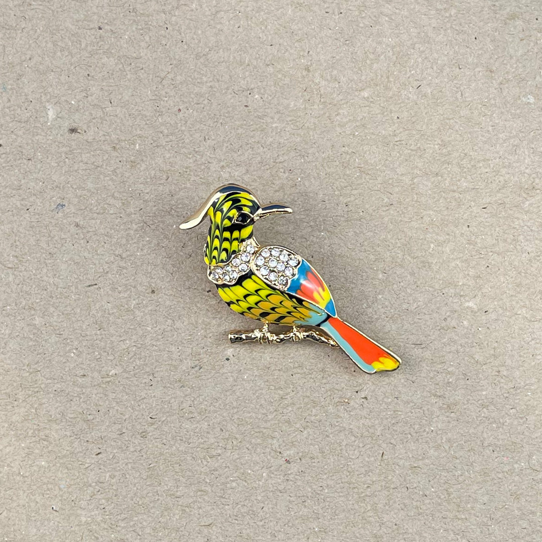 House of Uniforms Bird Billie | Brooch House of Uniforms Yellow