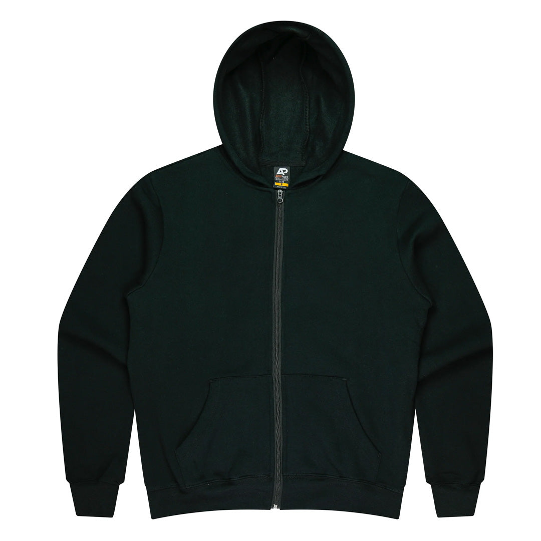 House of Uniforms The Queenscliff Zip Hoodie | Kids Aussie Pacific Black