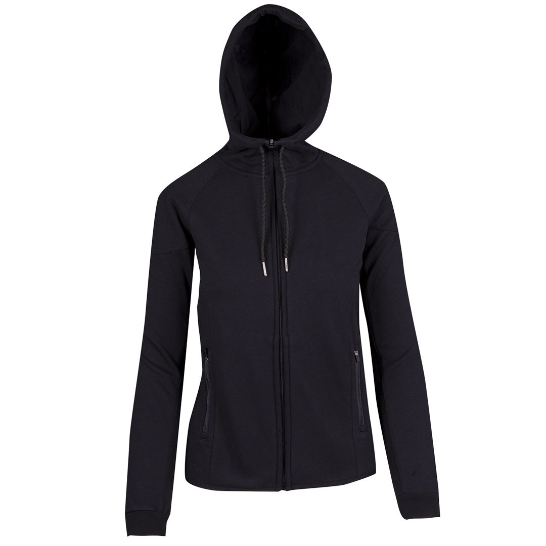 House of Uniforms The Bonded Fleece Hoodie | Ladies Ramo Black