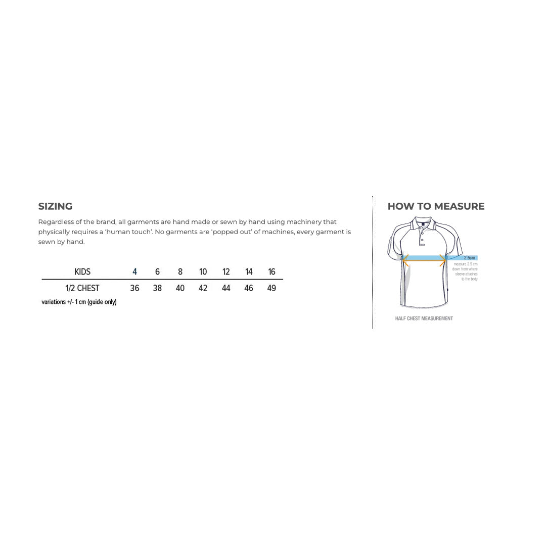 House of Uniforms The Botany Polo | Kids | Long Sleeve Aussie Pacific