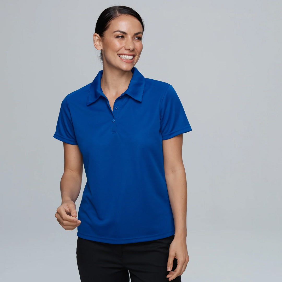 House of Uniforms The Botany Polo | Ladies | Short Sleeve Aussie Pacific