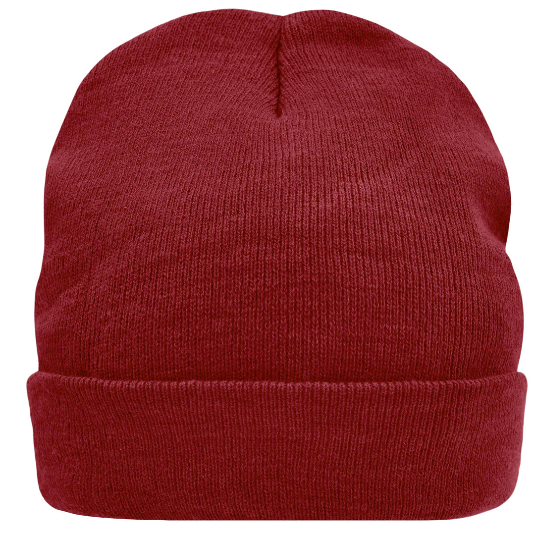 House of Uniforms The Heavy Duty Thinsulate Beanie | Unisex Myrtle Beach Burgundy