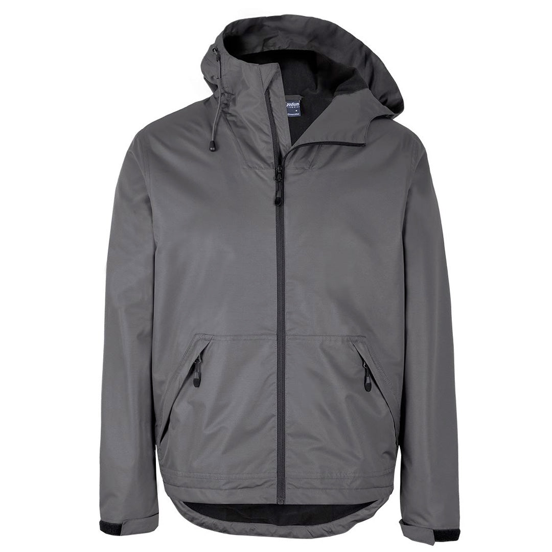 House of Uniforms The Podium Tech Jacket | Adults Jbs Wear Charcoal