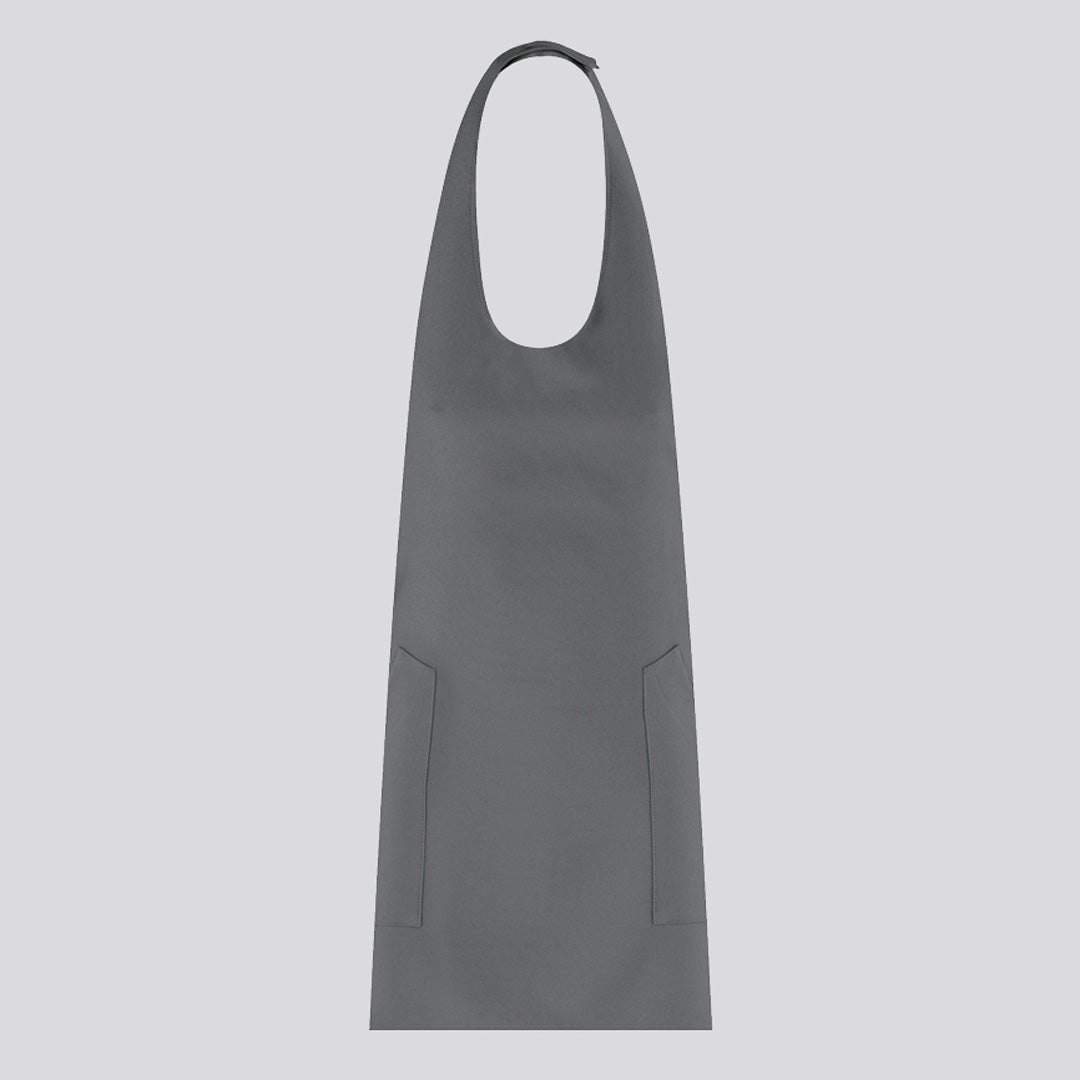 House of Uniforms The Cipro Bib Apron | 2 Pack Toma Grey