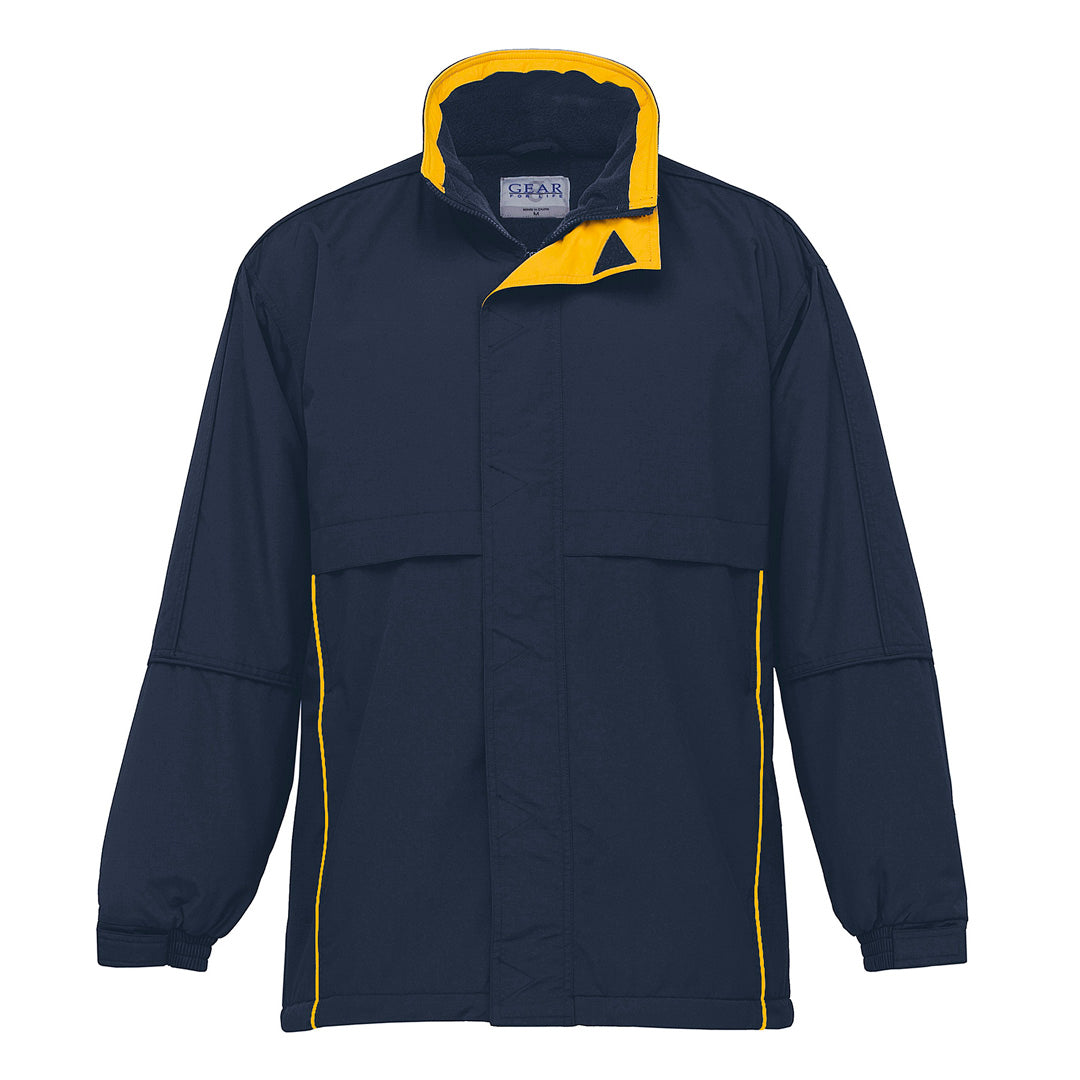 House of Uniforms The Basecamp Anorak | Adults Gear for Life Navy/Gold