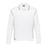 House of Uniforms The Dri Gear Hype Polo | Long Sleeve | Adults Gear for Life White/Navy