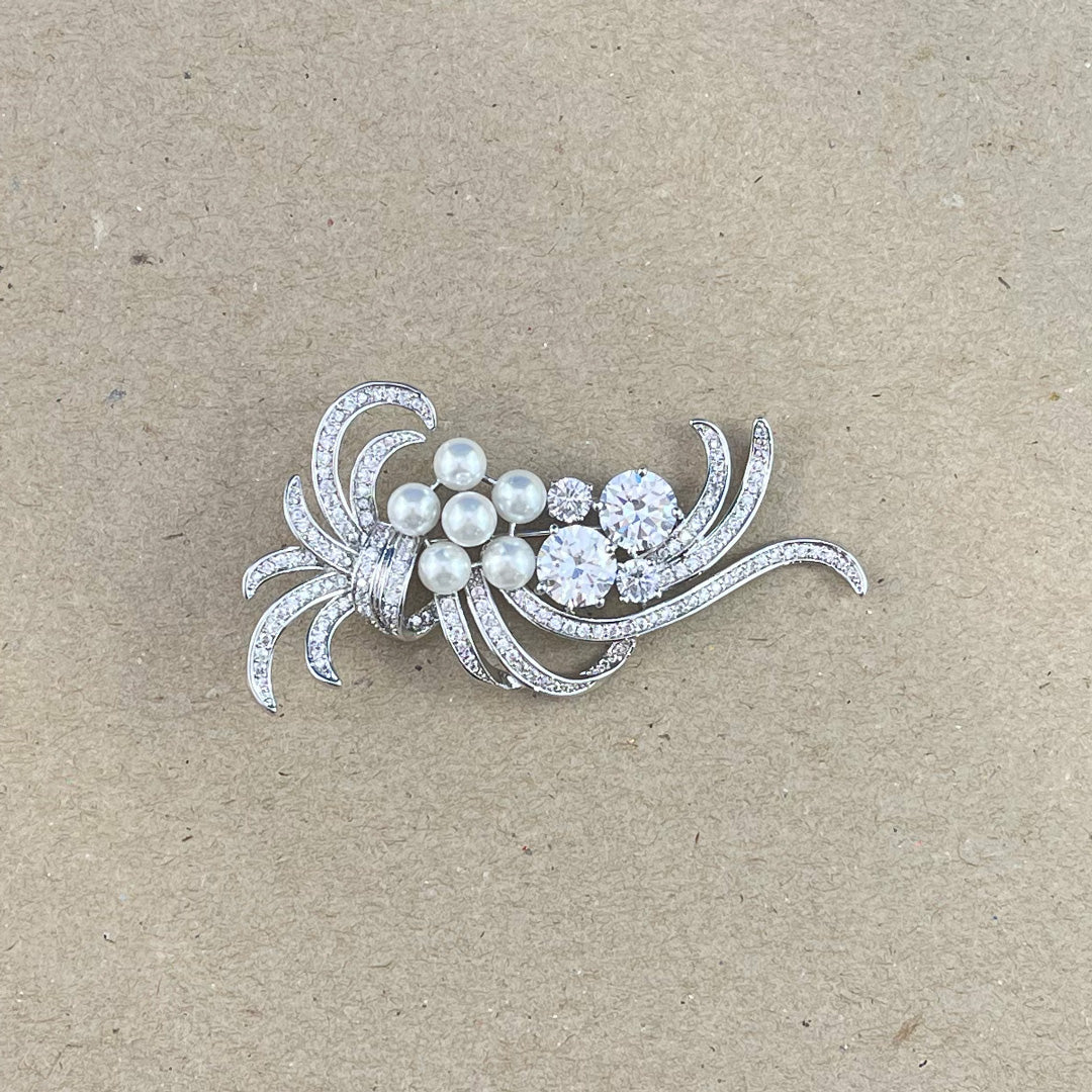 House of Uniforms Elegant Emily | Brooch House of Uniforms Silver