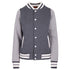 House of Uniforms The Varsity Jacket | Ladies Ramo Dark Grey Marle