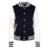 House of Uniforms The Varsity Jacket | Ladies Ramo Navy/White