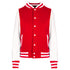 House of Uniforms The Varsity Jacket | Ladies Ramo Red/White