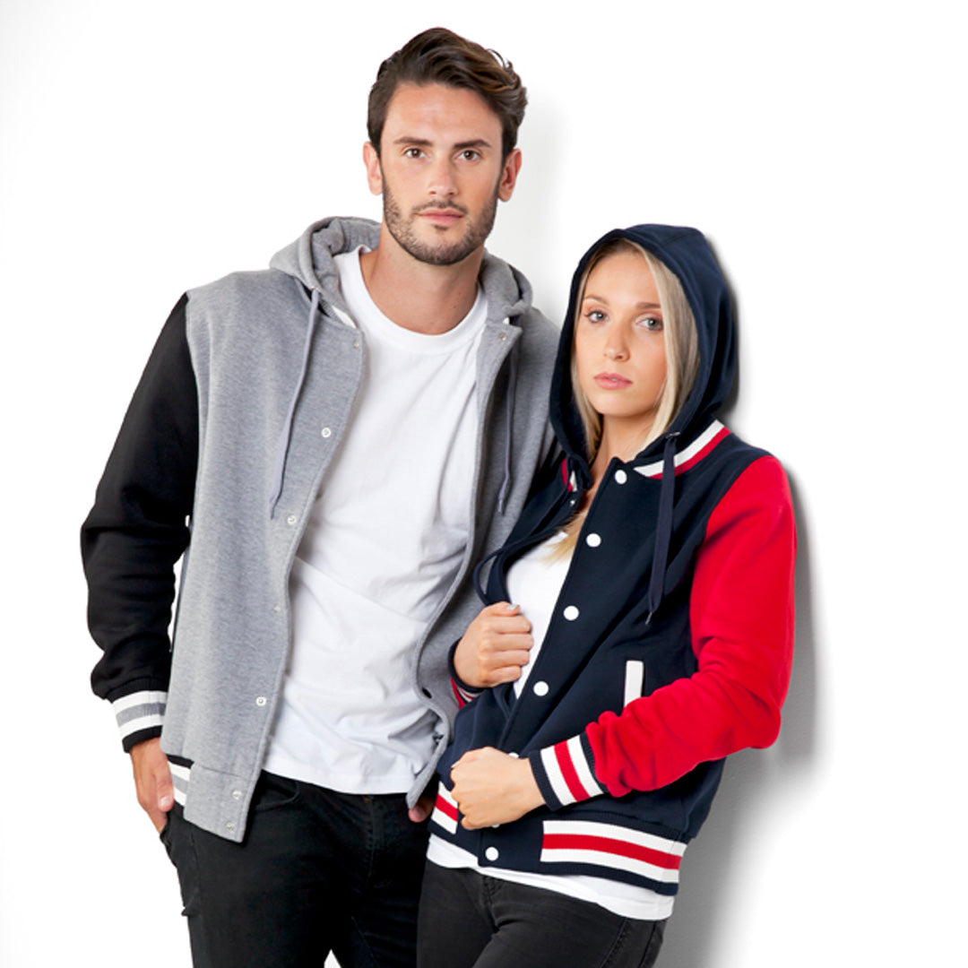 House of Uniforms The Hooded Varsity Jacket | Ladies Ramo