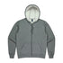 House of Uniforms The Queenscliff Zip Hoodie | Mens Aussie Pacific Charcoal