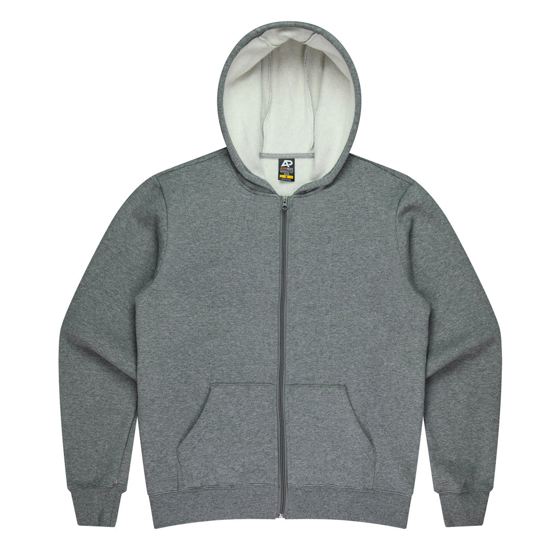 House of Uniforms The Queenscliff Zip Hoodie | Kids Aussie Pacific Charcoal