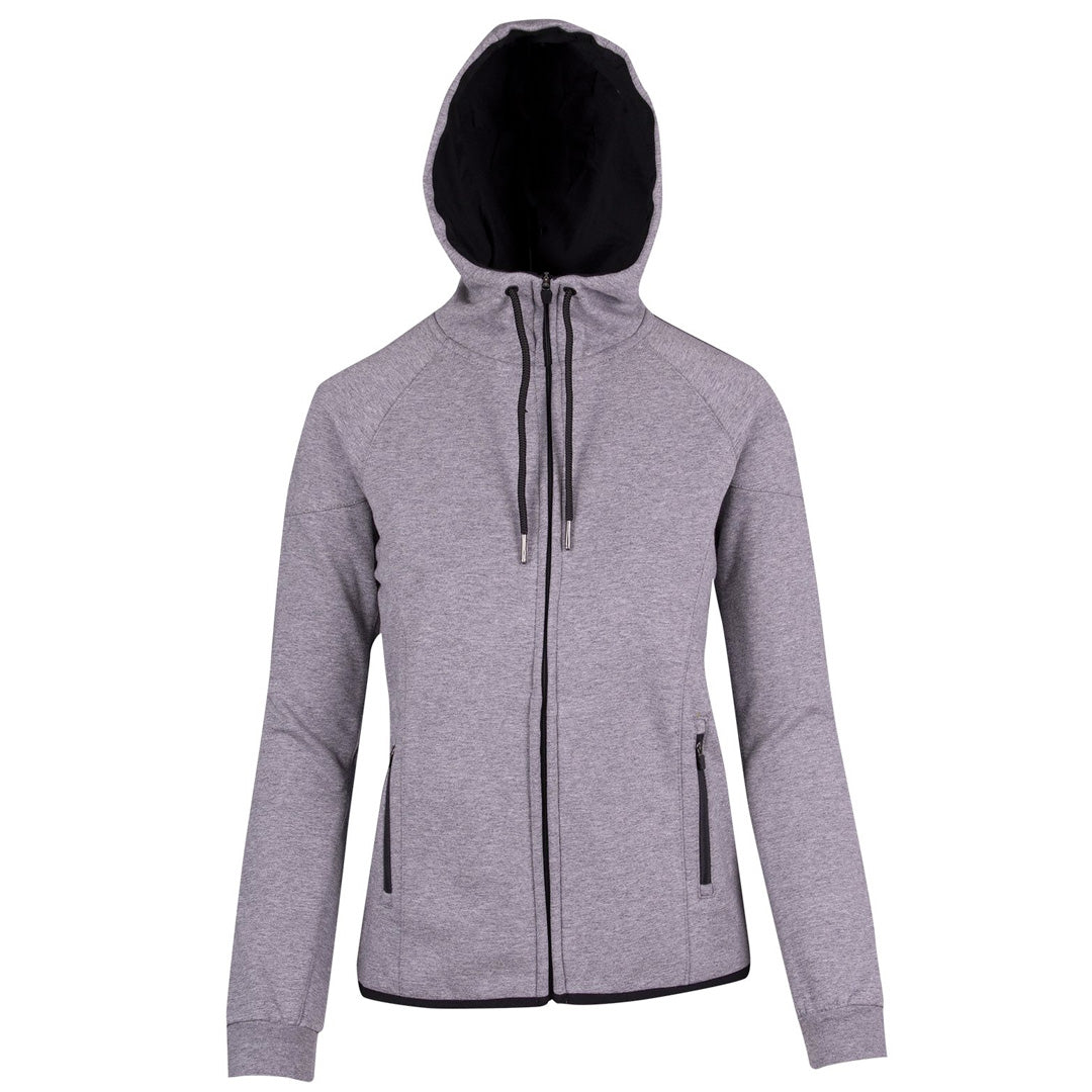House of Uniforms The Bonded Fleece Hoodie | Ladies Ramo Grey Marle