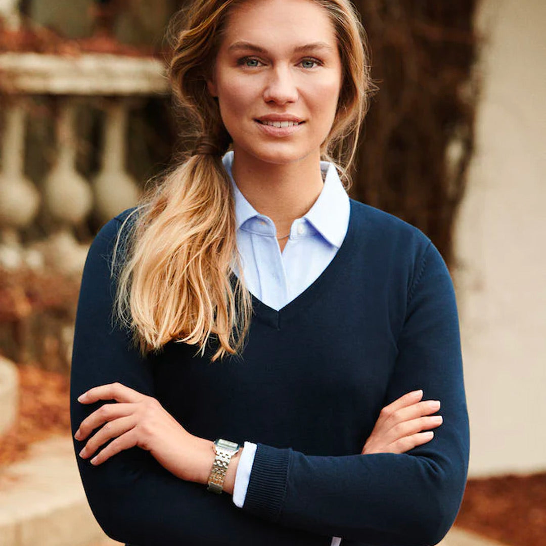 House of Uniforms The Ashland Sweater | Ladies James Harvest
