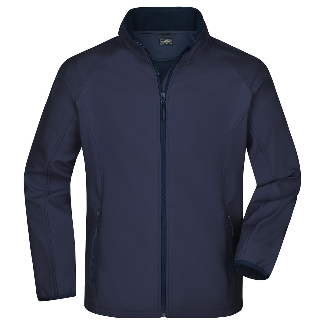 House of Uniforms The Leisure Soft Shell Jacket | Mens James & Nicholson Navy