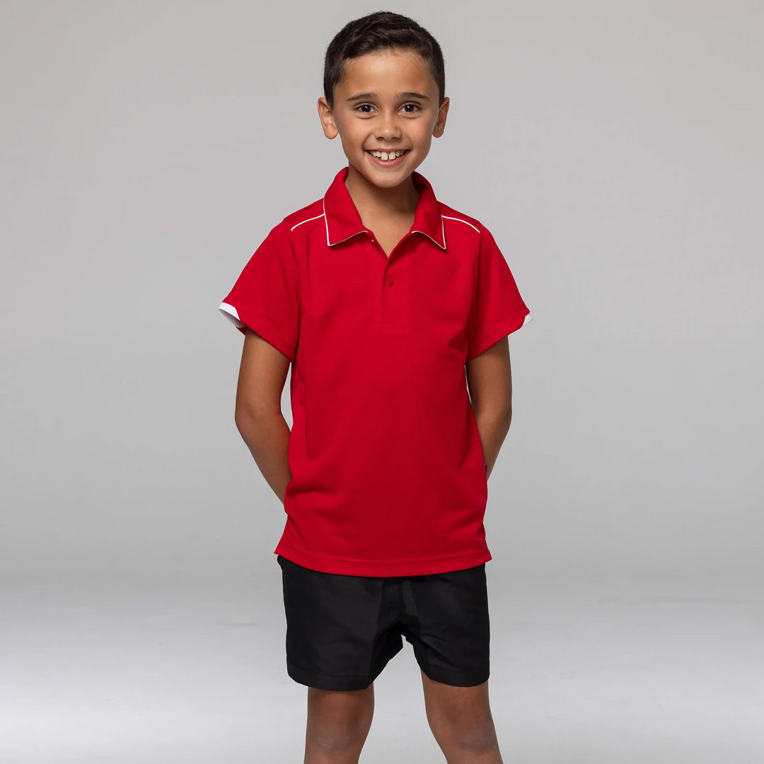 House of Uniforms The Currumbin Polo | Kids | Plus | Short Sleeve Aussie Pacific