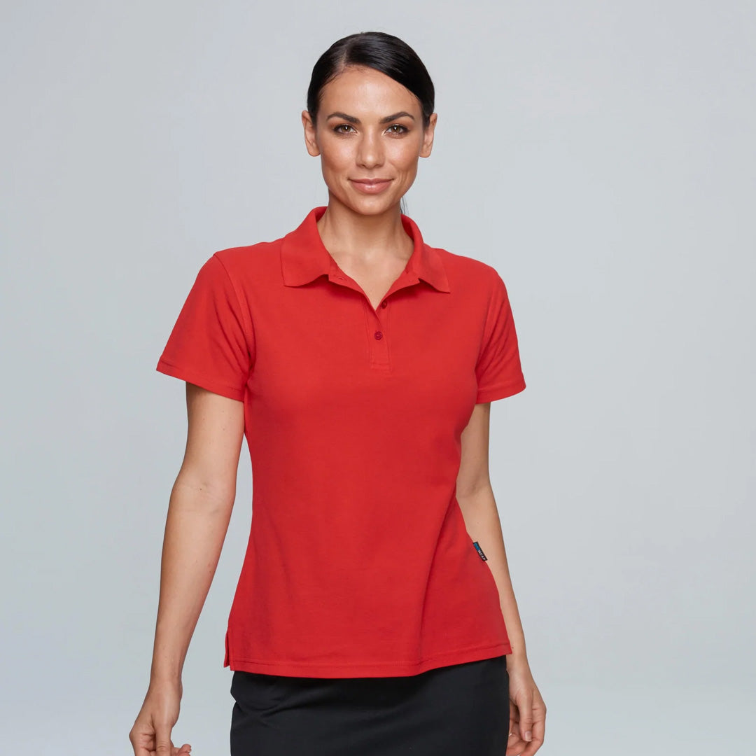 House of Uniforms The Hunter Polo | Ladies | Short Sleeve | Plus Aussie Pacific