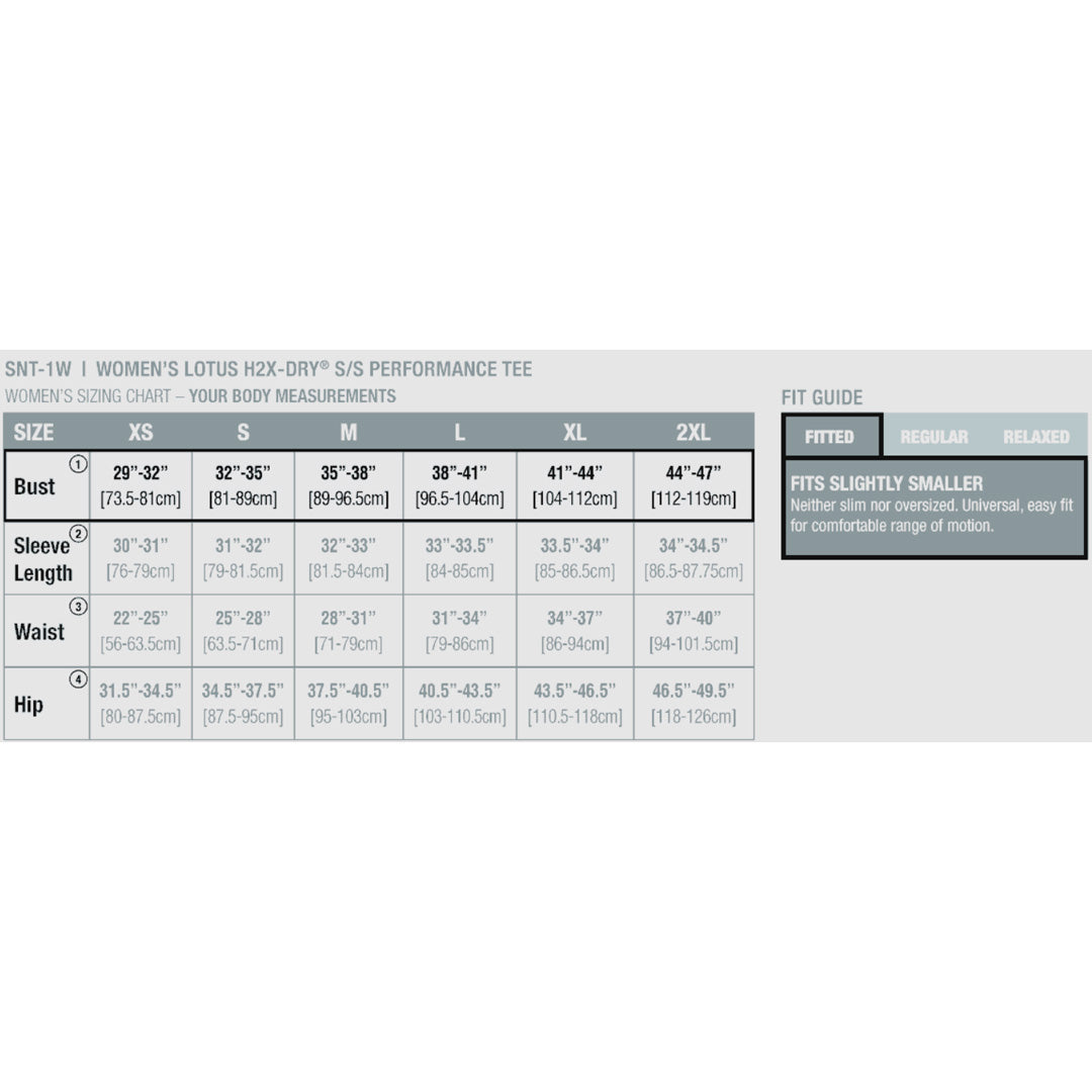 House of Uniforms The Lotus H2X Tee | Ladies Stormtech