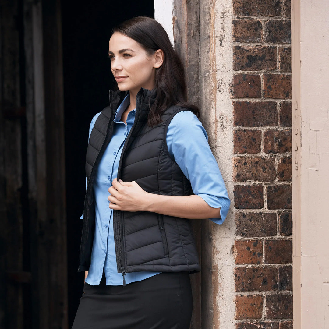 House of Uniforms The Snowy Puffer Vest | Ladies Aussie Pacific
