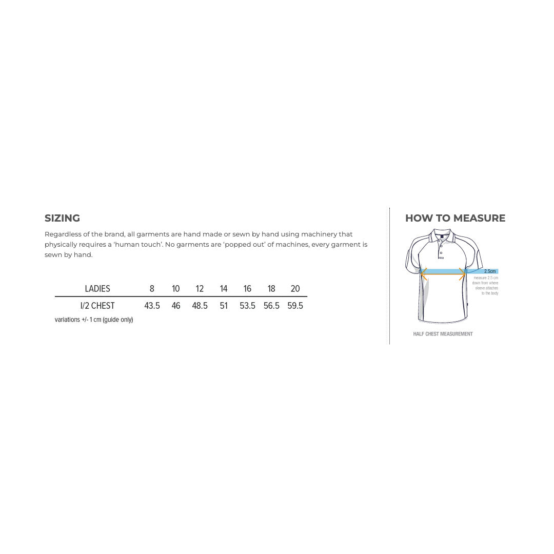 House of Uniforms The Premier Singlet | Ladies Clearance Aussie Pacific