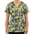 House of Uniforms The V Neck Printed Scrub Top | Ladies Maevn