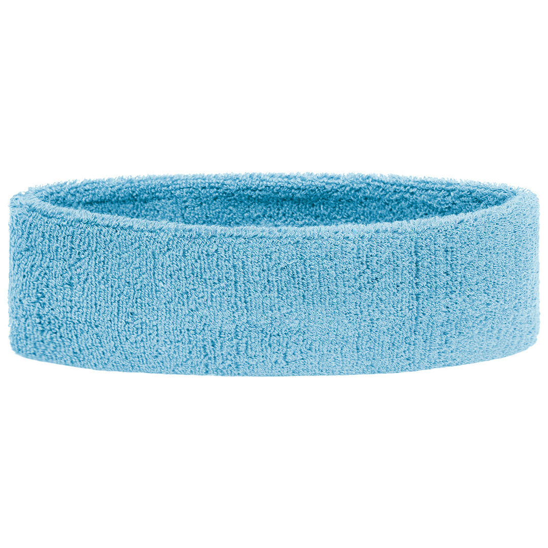 House of Uniforms The Terry Headband | Unisex | 2 Pack Myrtle Beach Light Blue