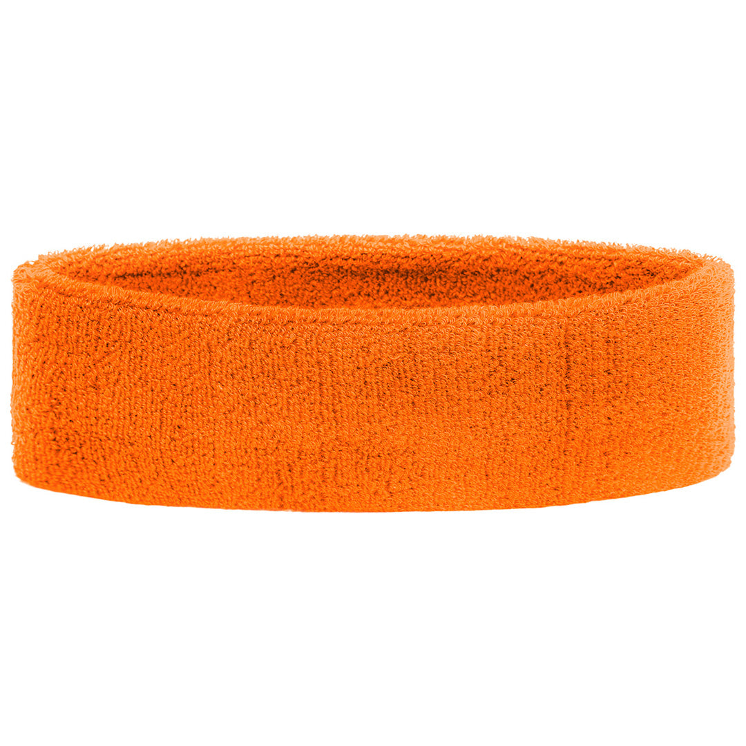 House of Uniforms The Terry Headband | Unisex | 2 Pack Myrtle Beach Orange