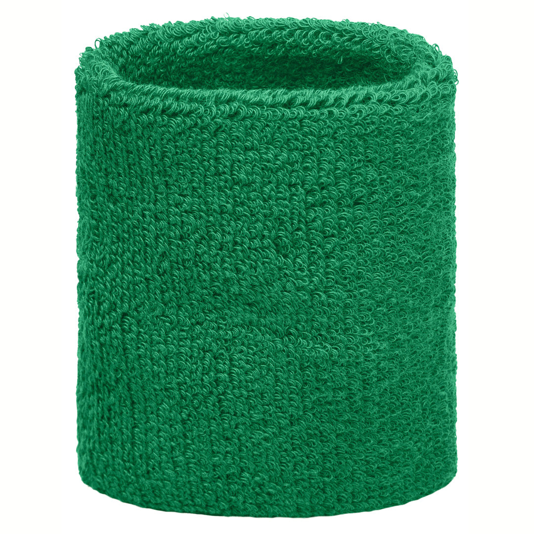 House of Uniforms The Terry Wristband | Regular | Unisex | 2 Pack Myrtle Beach Green