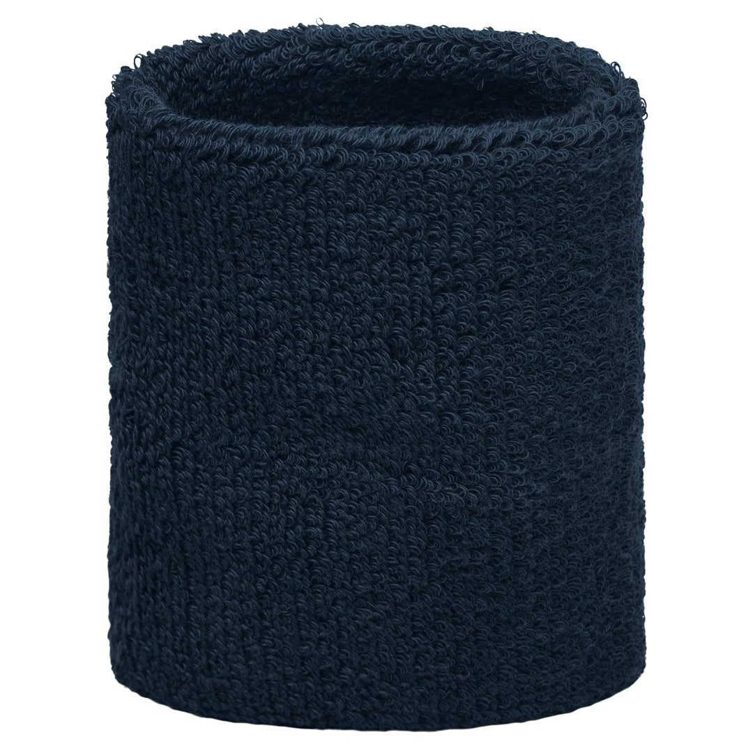 House of Uniforms The Terry Wristband | Regular | Unisex | 2 Pack Myrtle Beach Navy