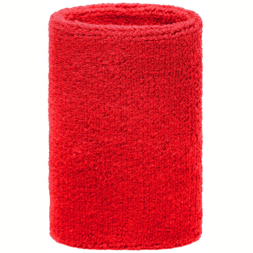 House of Uniforms The Terry Wristband | Wide | Unisex | 2 Pack Myrtle Beach Red