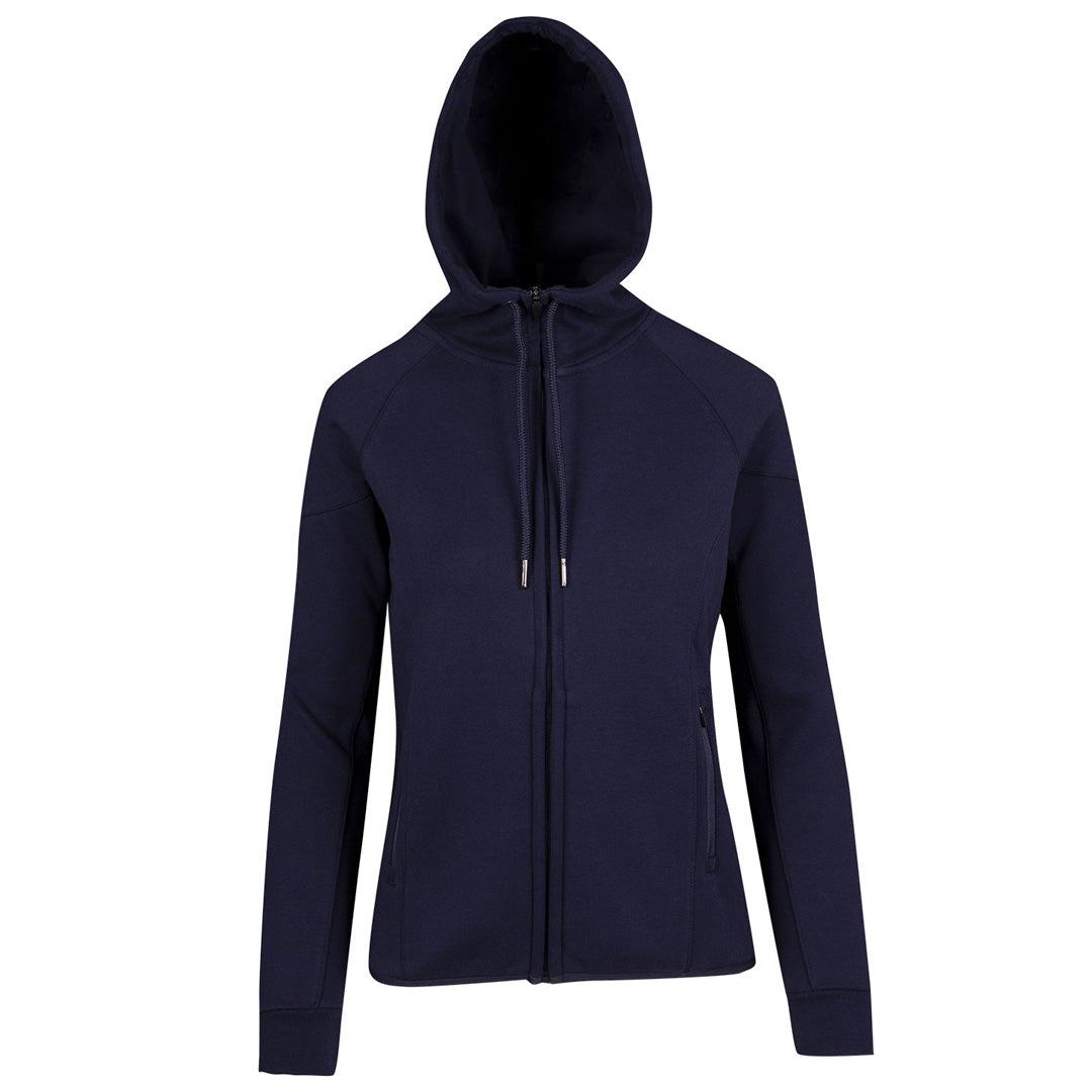 House of Uniforms The Bonded Fleece Hoodie | Ladies Ramo Navy