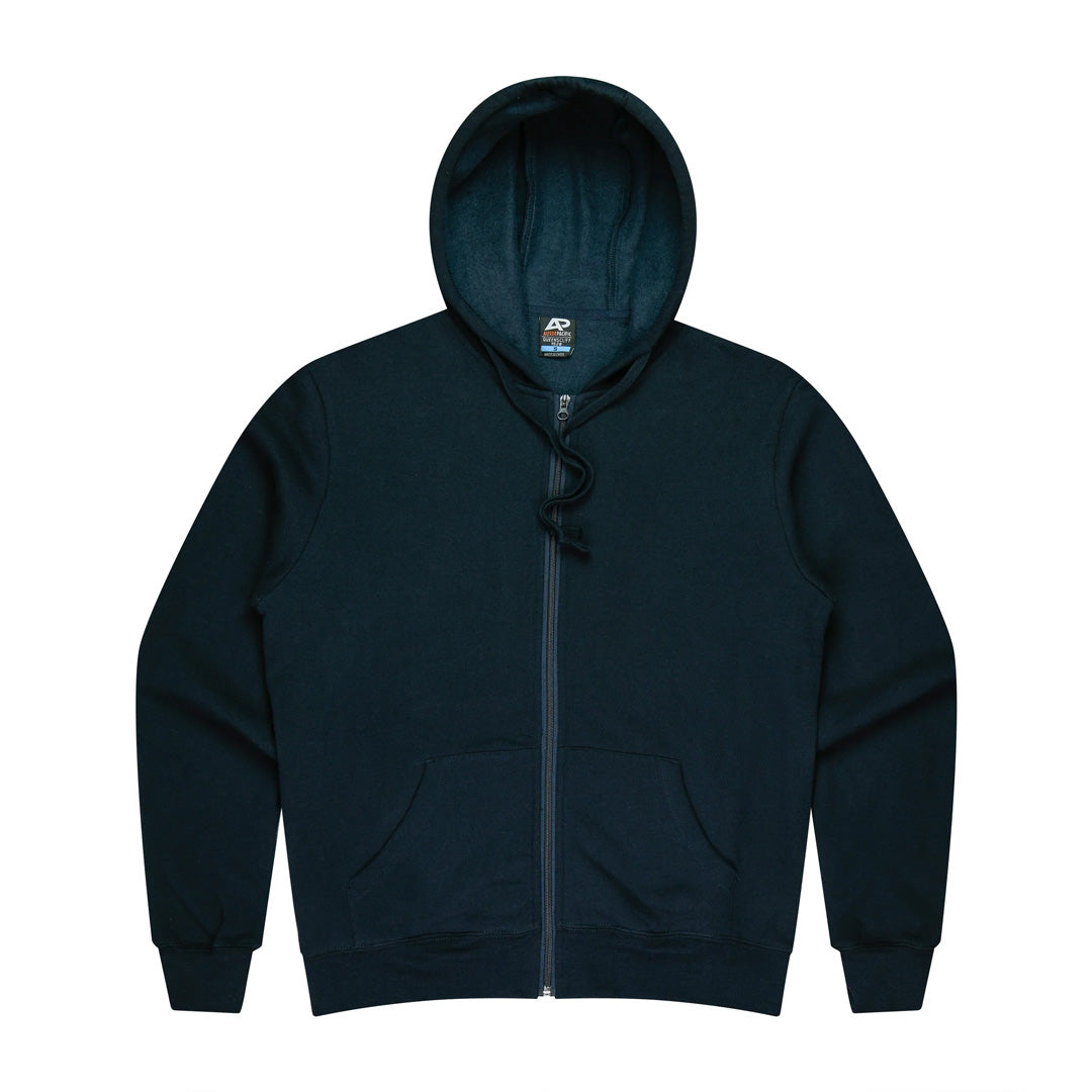 House of Uniforms The Queenscliff Zip Hoodie | Mens Aussie Pacific Navy