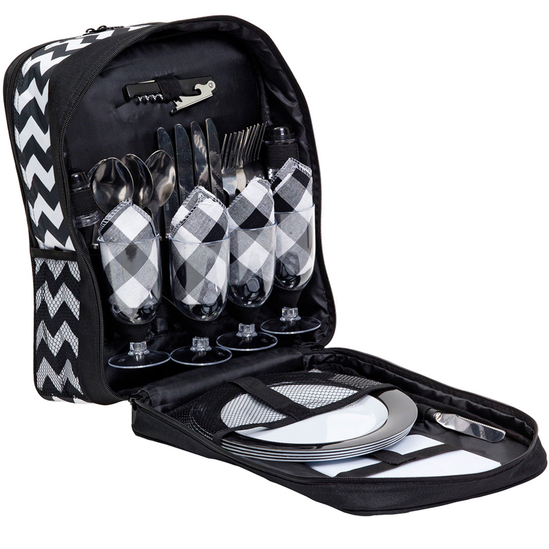 House of Uniforms The Oasis 4 Person Picnic Set Po 'Di Fame