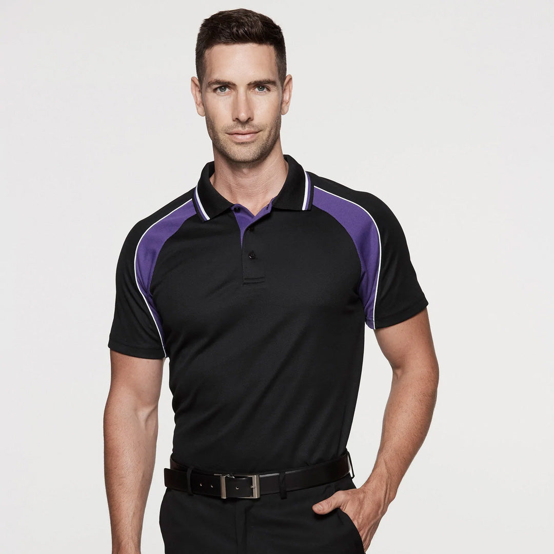 House of Uniforms The Panorama Polo | Mens | Short Sleeve Aussie Pacific