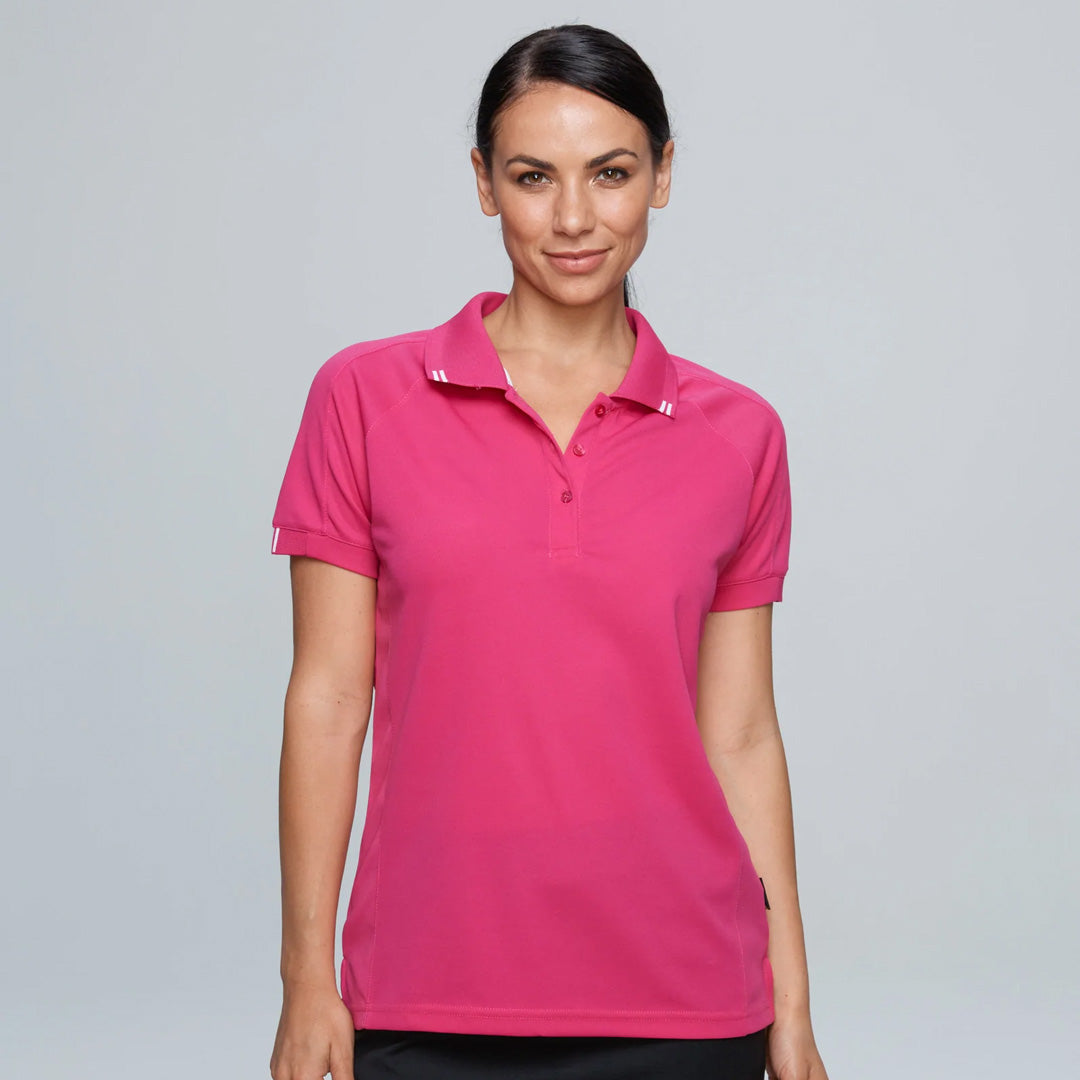 House of Uniforms The Flinders Polo | Ladies | Short Sleeve Aussie Pacific