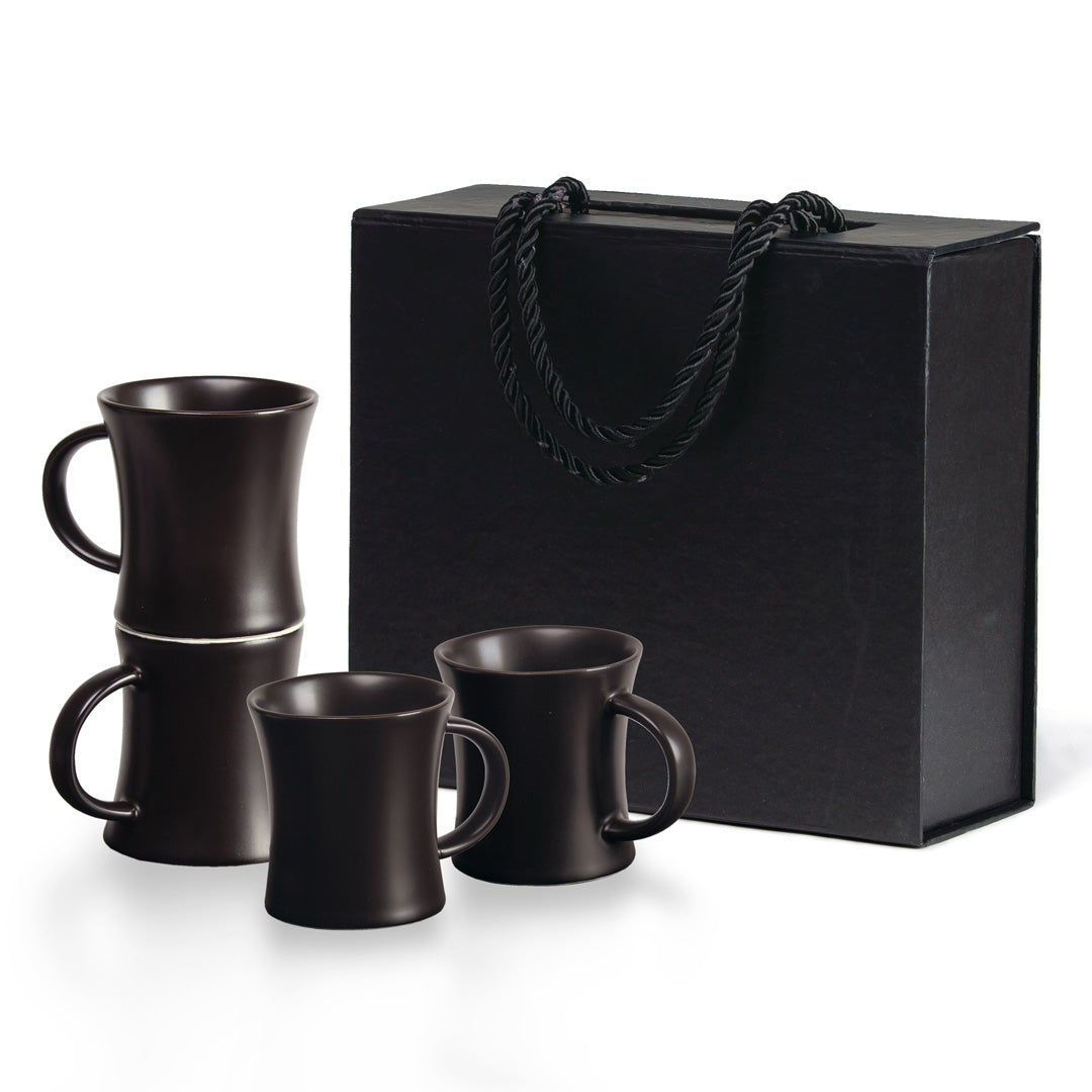 House of Uniforms The Quartetto Espresso Set Po 'Di Fame Black