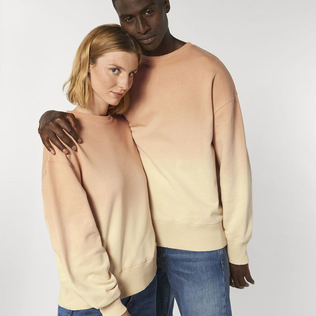 House of Uniforms The Radder Dip Dye Crew Neck Jumper | Unisex Stanley Stella