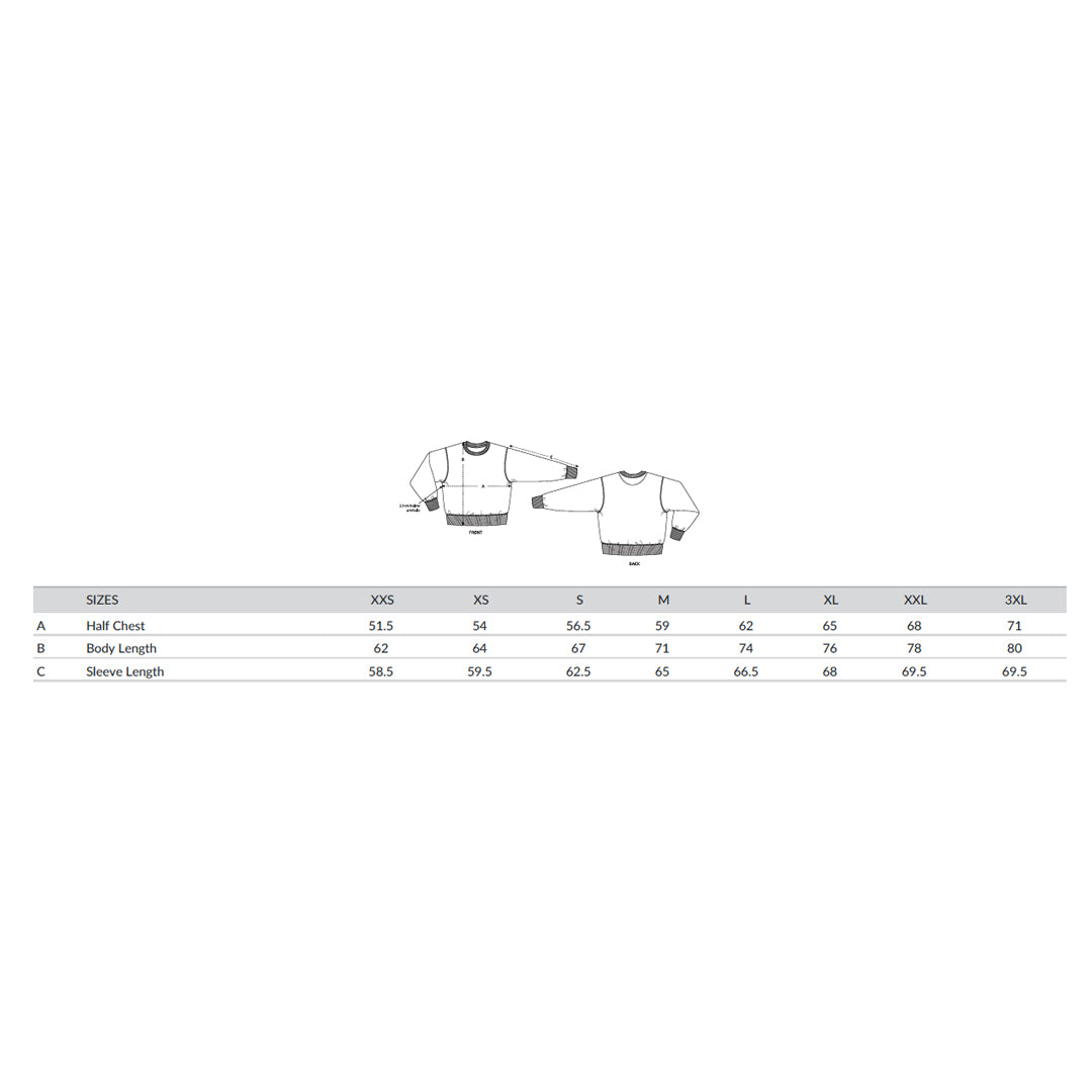 House of Uniforms The Radder Heavy Crew Neck Jumper | Unisex Stanley Stella