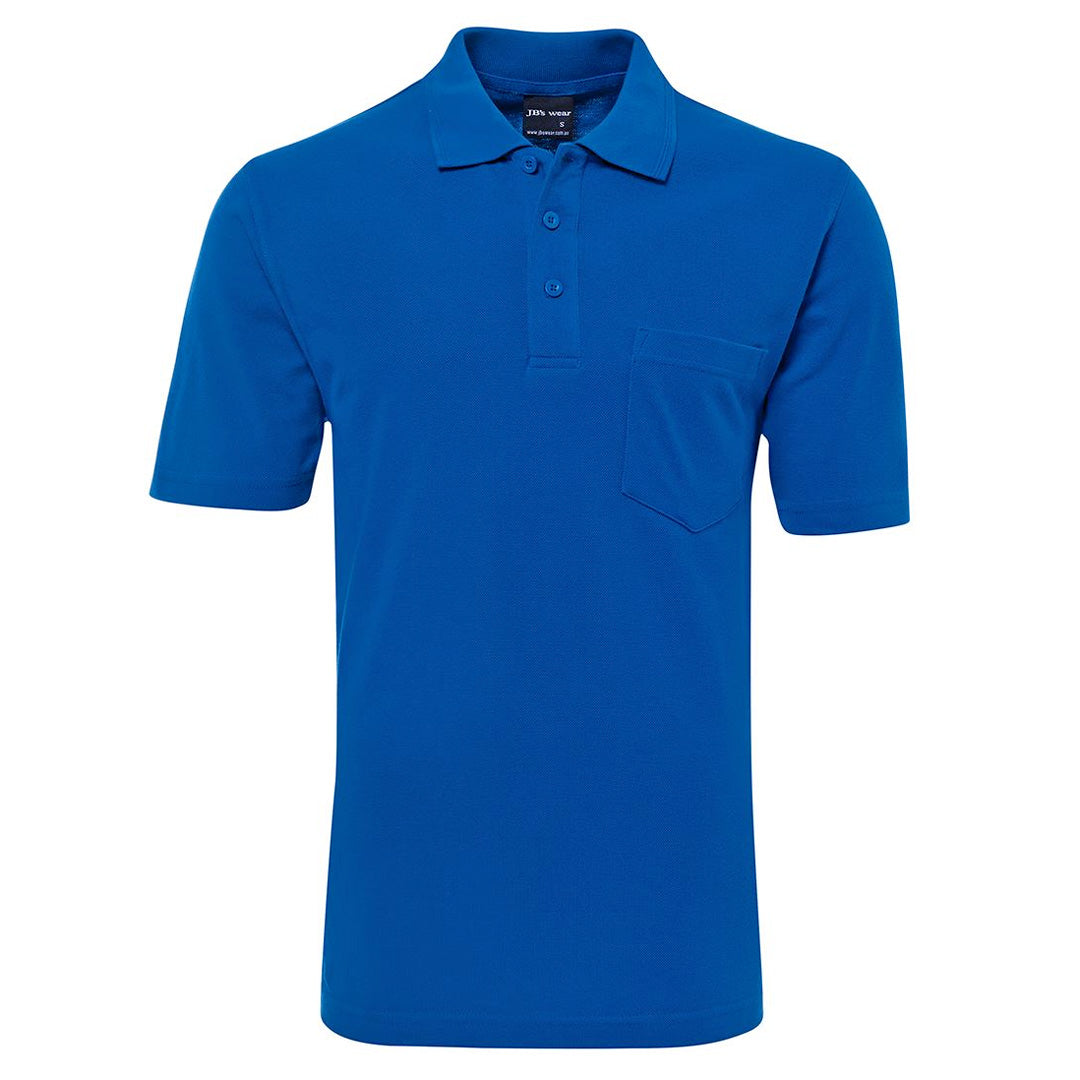 House of Uniforms The Pique Pocket Polo | Short Sleeve | Unisex Jbs Wear Royal